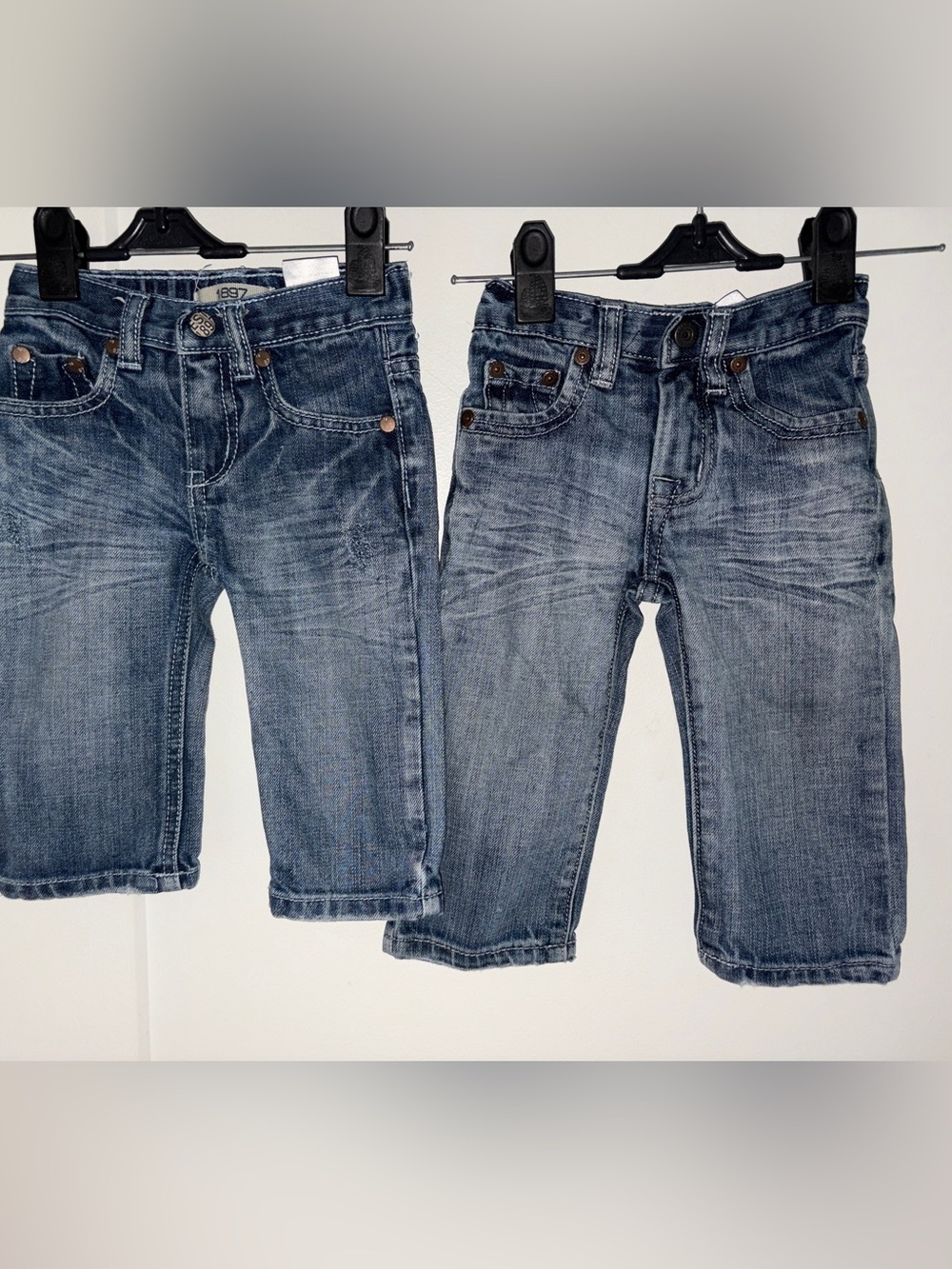 infant Flypaper, 1897 jeans bundle boy's 6-12 mo, 18 mo EUC LN
